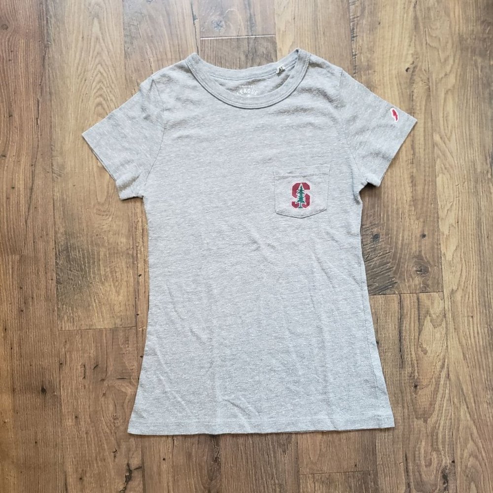 Stanford Grey Pocket Tee
